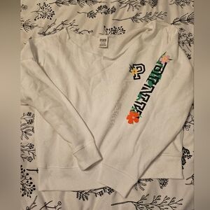 Victoria Secret PINK slouchy crop sweatshirt